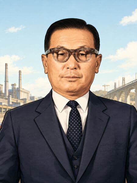구인회 기업인 일러스트